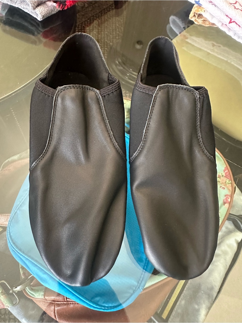 Black Women's Slip-On Dance Jazz Shoes